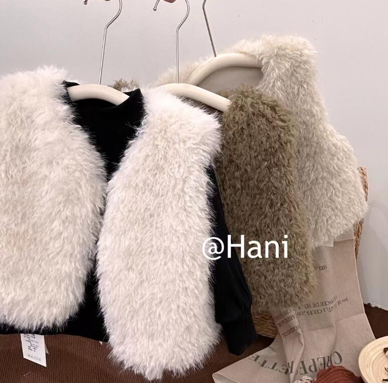 2023秋冬★子供服　ボアベスト★100-140cm/各サイズ1枚ずつ★3色