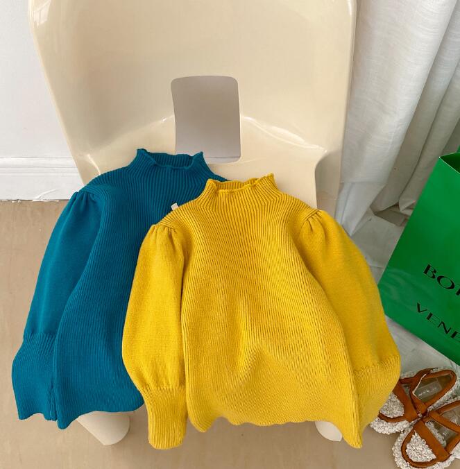 「2023秋冬」子供服★トップス★カシュクール★ニート★韓国風子供服★キッズ★2色★90-150CM