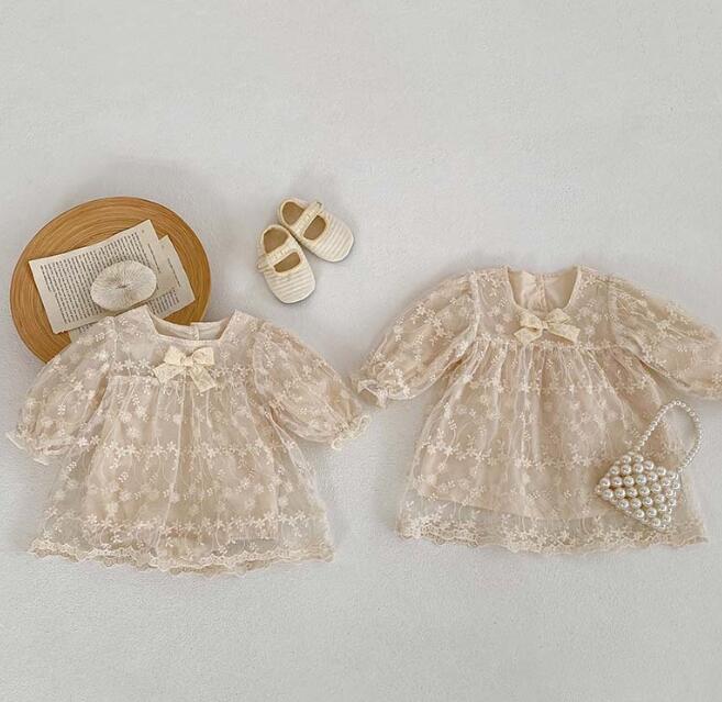 「2023秋」子供服★ロンパース★ワンピース★韓国風子供服★ベビー★2色★66-90CM/73-100CM