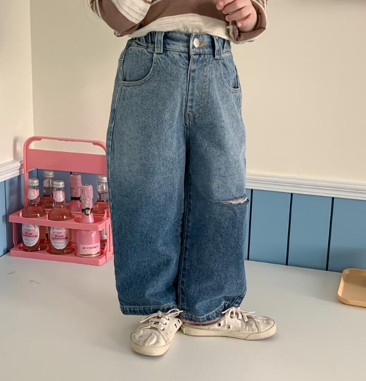 2023★春秋新作★韓国風子供服★ジーンズ★80-130CM