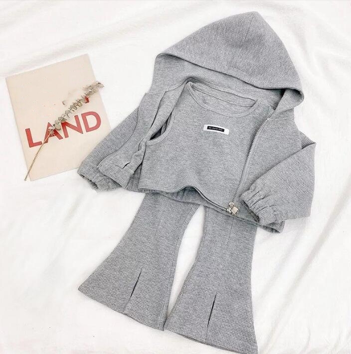 2023★春秋新作★韓国風子供服★トップス+ズボン3セット★100-140CM