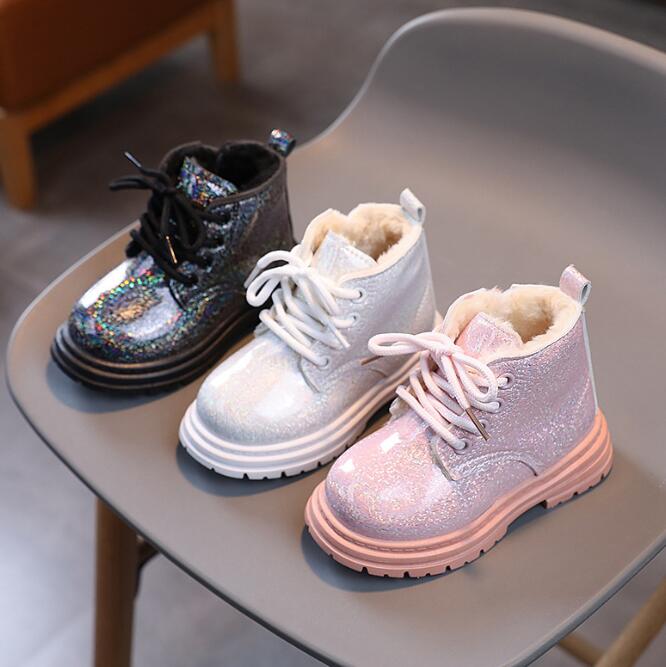 靴★子供靴★キッズ靴★シューズ★男女兼用★ショートブーツ★裏起毛★3色「21-30#」