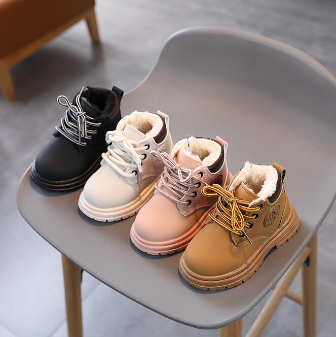 靴★子供靴★キッズ靴★ショートブーツ★男女兼用★裏起毛★カジュアル★4色★21-36#
