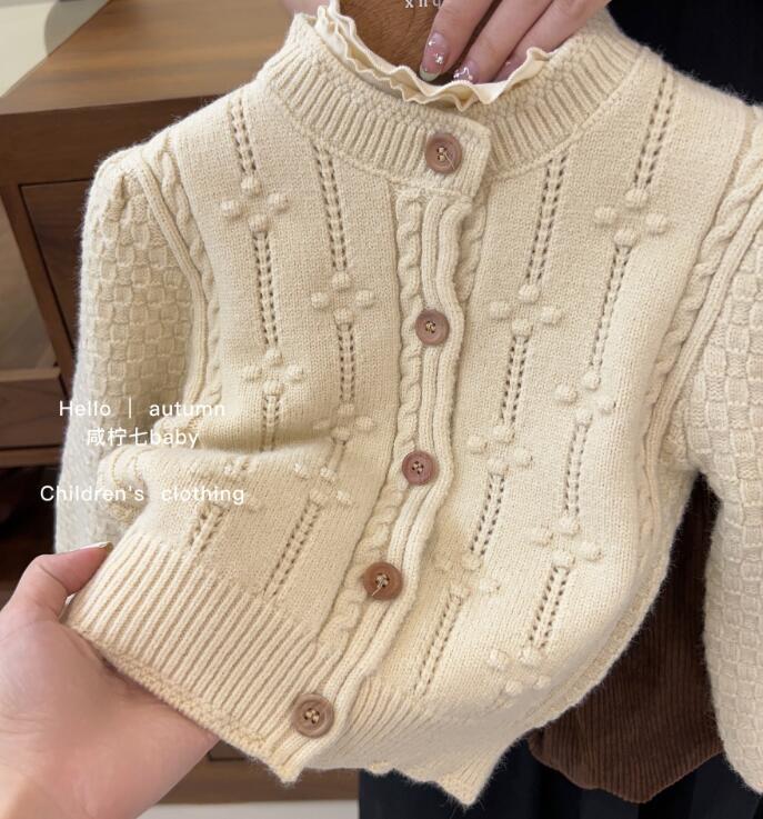 2023秋冬新作★キッズ服　カーディガン&ズボン★80-130★