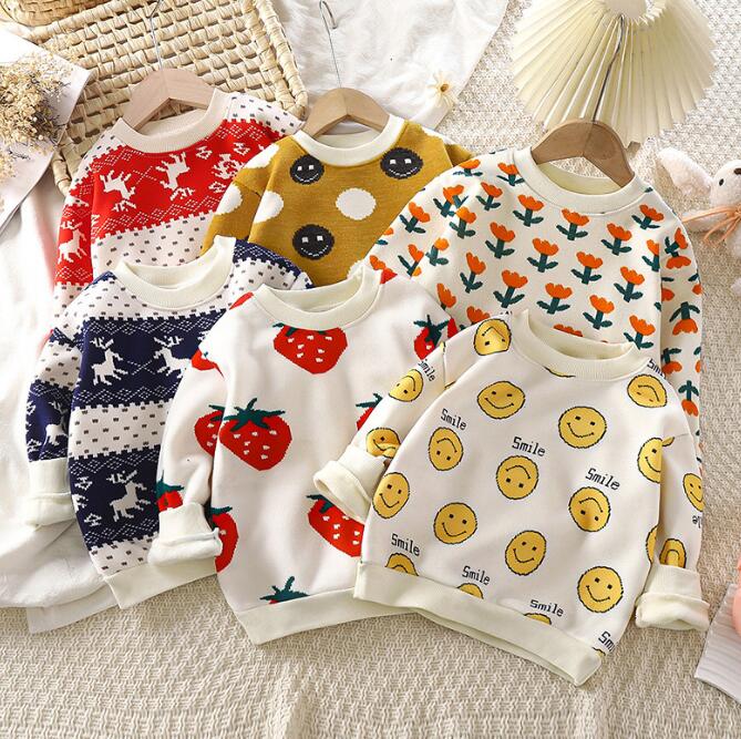 子供服★トップス★長袖シャツ★裏起毛★韓国風子供服★キッズ★男女兼用★6色★80-150CM