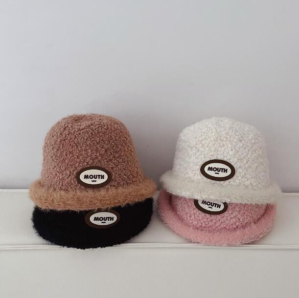 子供用★帽子★キッズ★バケットハット★男女兼用★暖かい★防寒★4色