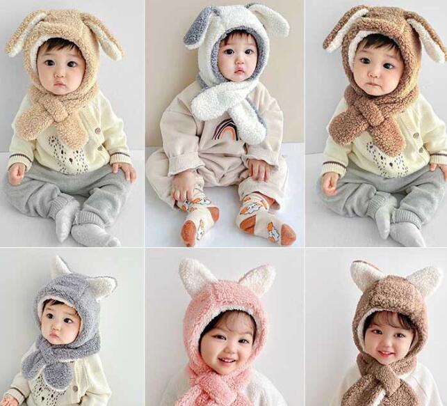 子供用★帽子/マフラー★ベビー★耳カバー★男女兼用★暖かい★防寒★9色