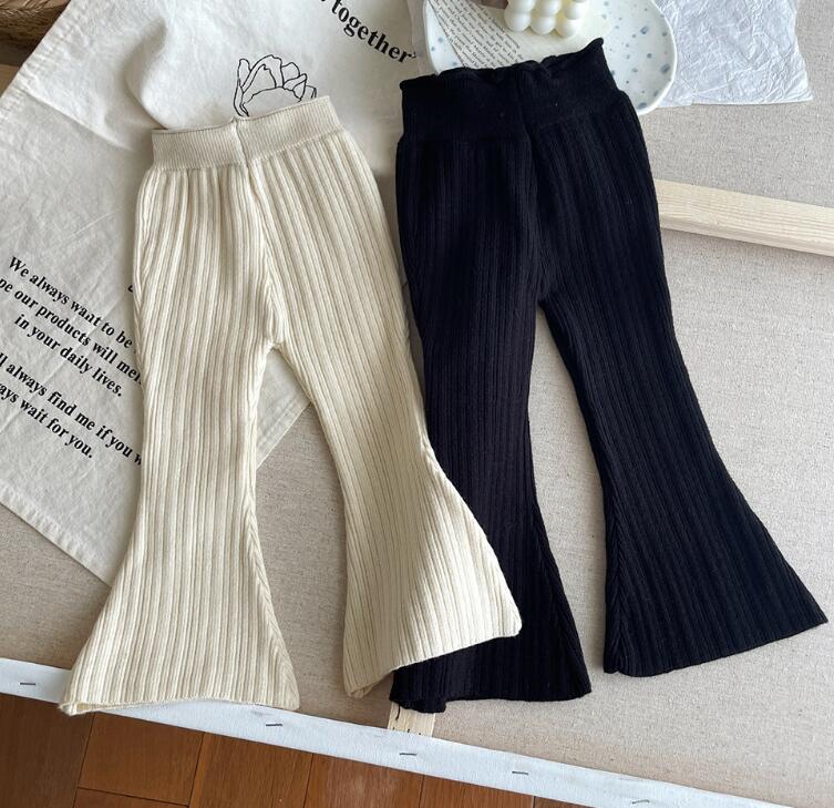 2023秋冬★子供服　厚手ニットズボン★90-140cm★2色