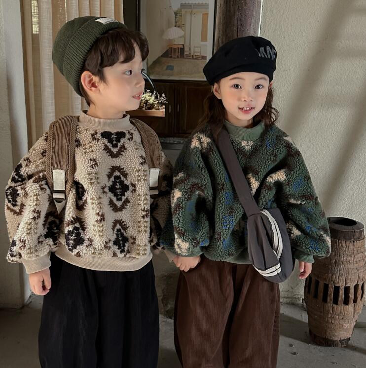 2023秋冬★子供服　ボアトップス★80-140cm★2色
