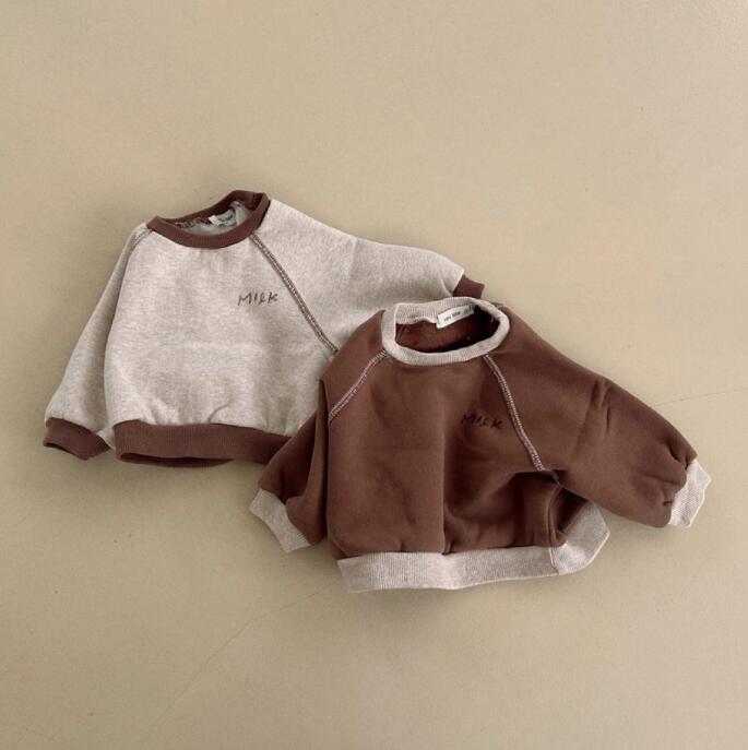 2023★秋冬新作★韓国風子供服★ズボン★裏起毛★厚手★2色73-100CM