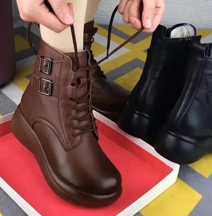 2023★ブーツ★レディース靴★シューズ★厚底★2色35-40