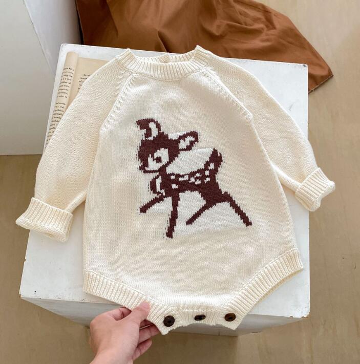 子供服★ロンパース★連体服★韓国風子供服★ベビー★ニット★66-90CM