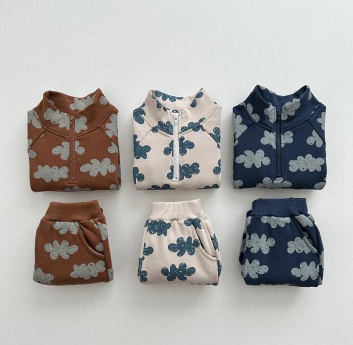 2023★春秋新作★韓国風子供服★トップス+ズボン2セット★3色80-130CM