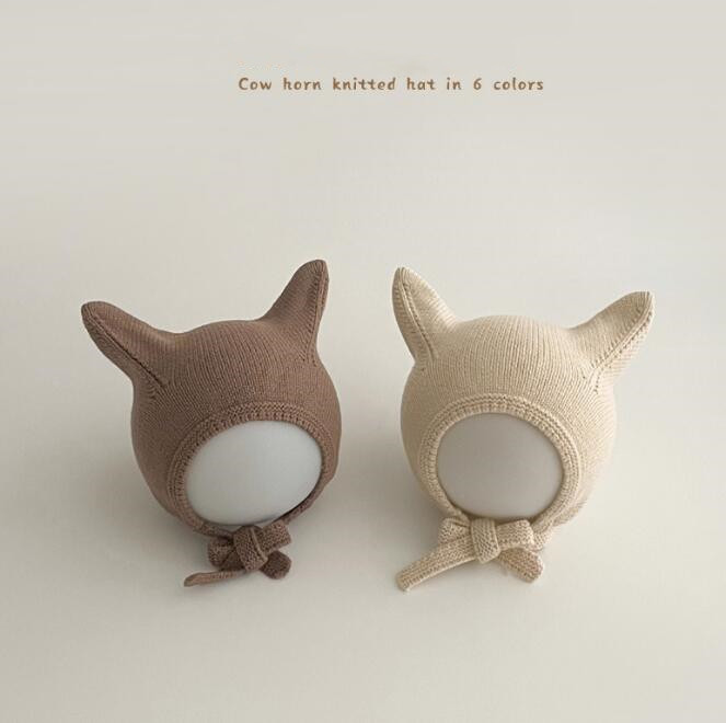 子供用★帽子★ベビー★男女兼用★暖かい★防寒★可愛い★ニット帽子★6色