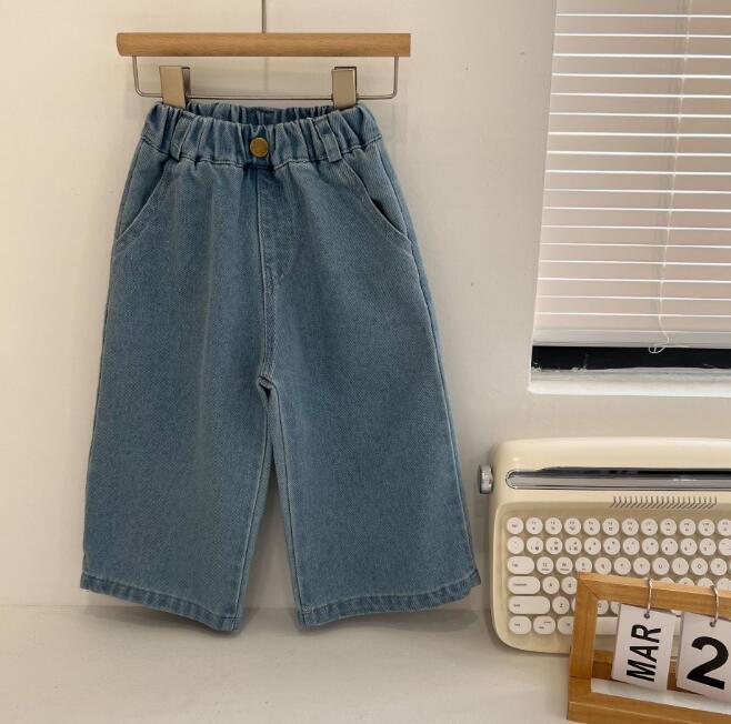 子供服★ボトムス★ズボン★ジーンズ★韓国風子供服★キッズ★男女兼用★デニム★90-140CM