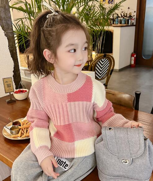 子供服★トップス★ニット★セーター★韓国風子供服★キッズ女の子★90-140CM