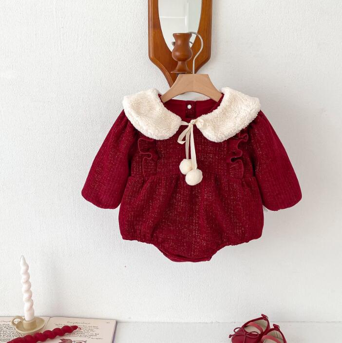 2023秋冬★ベビー服★厚手ロンパース★66-90cm★