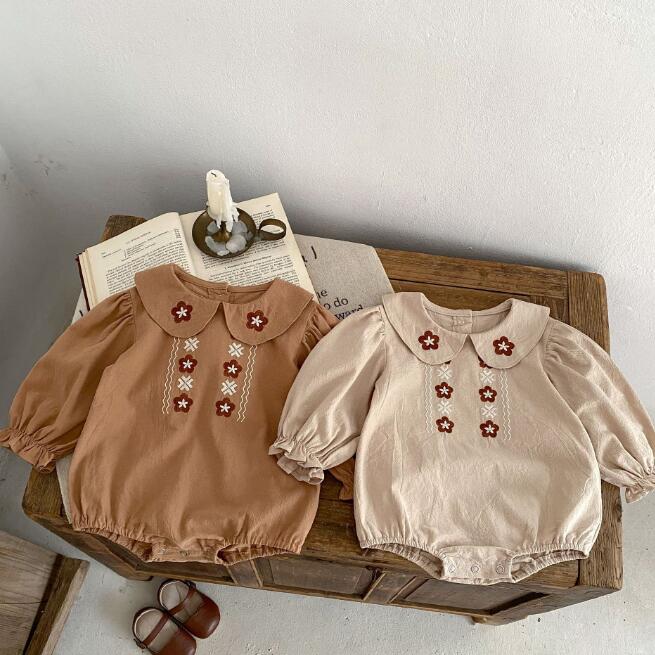 子供服★ロンパース★連体服★長袖★韓国風子供服★ベビー★2色★66-90CM