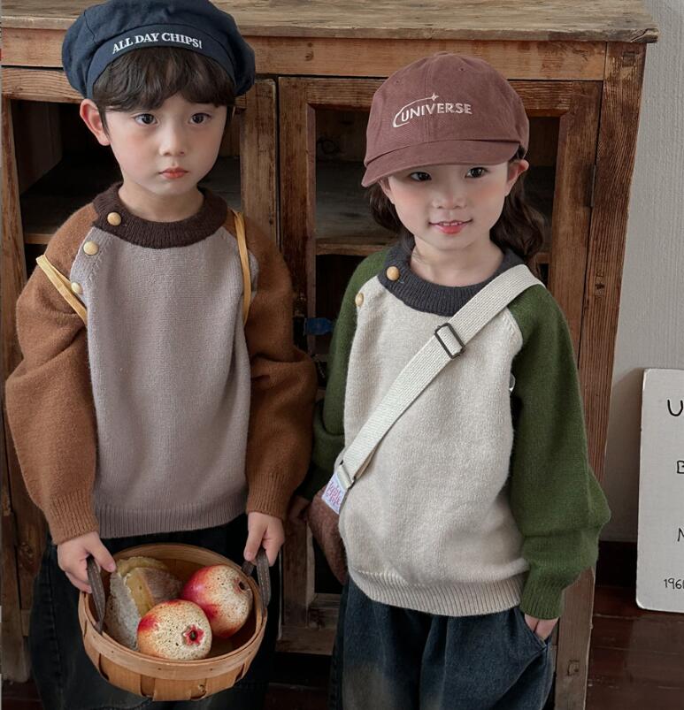 2023★秋冬新作★韓国風子供服★セーター★2色80-140CM