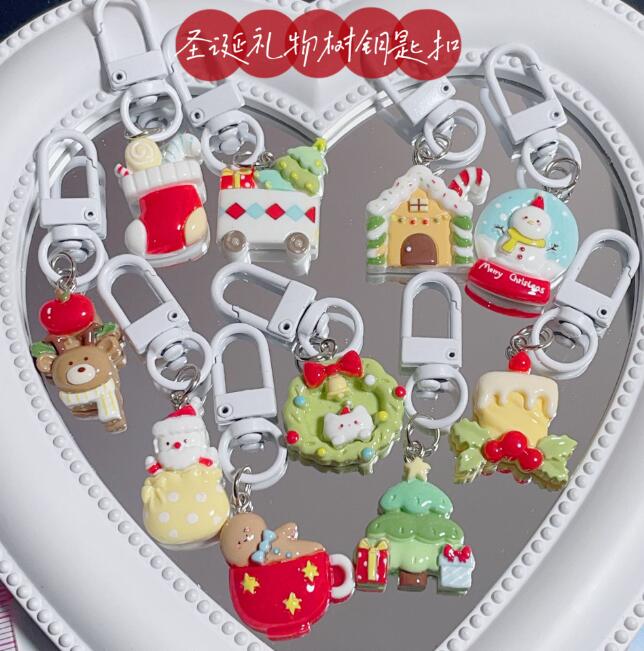 ★可愛いキーホルダー　装飾品★クリスマスキーチェーン★