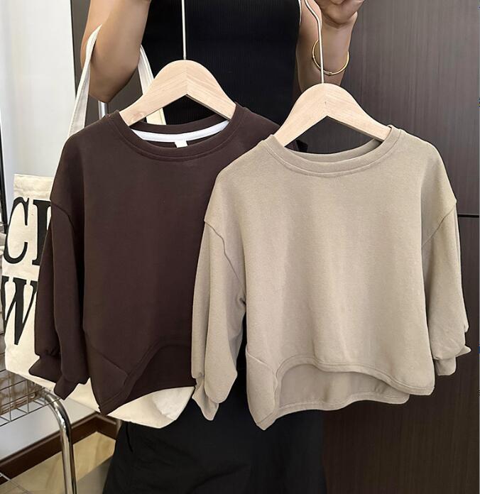 2023★春秋新作★韓国風子供服★トレーナー★2色90-140CM