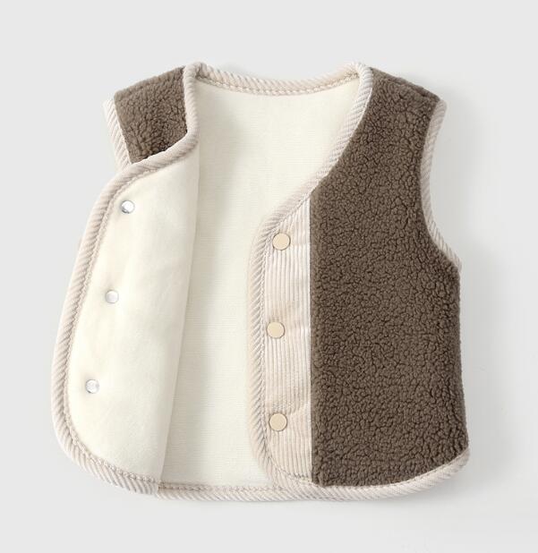 2023秋冬★子供服　ベストコート★90-130cm★4色