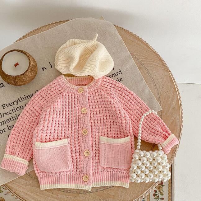子供服★トップス★カーディガン★韓国風子供服★ベビー★ニット★73-100CM