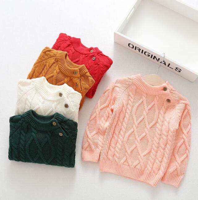 子供服★トップス★ニット★セーター★韓国風子供服★キッズ★男女兼用★5色★66-120CM