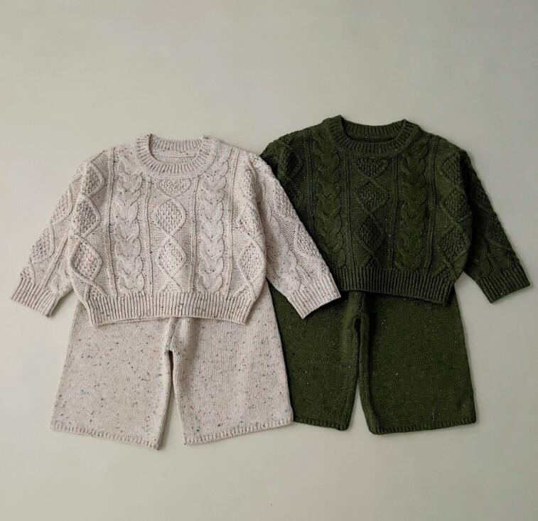 2024新品★子供服　セーター&ズボン分けて販売★80-130cm★2色