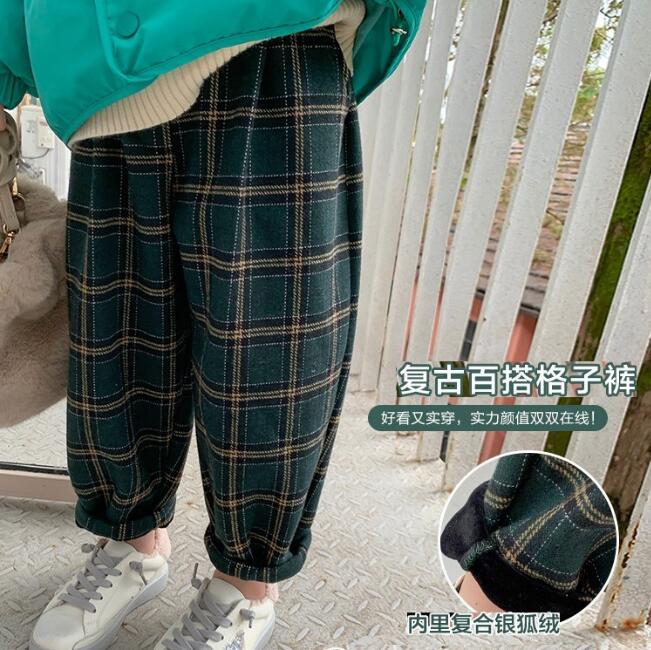 2023年秋冬★子供服　ズボン&裏起毛付き★90-140cm★