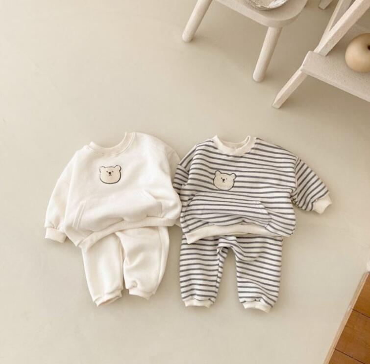 2023★春秋新作★韓国風子供服★トップス+ズボン★セットアップ★2色73-100CM