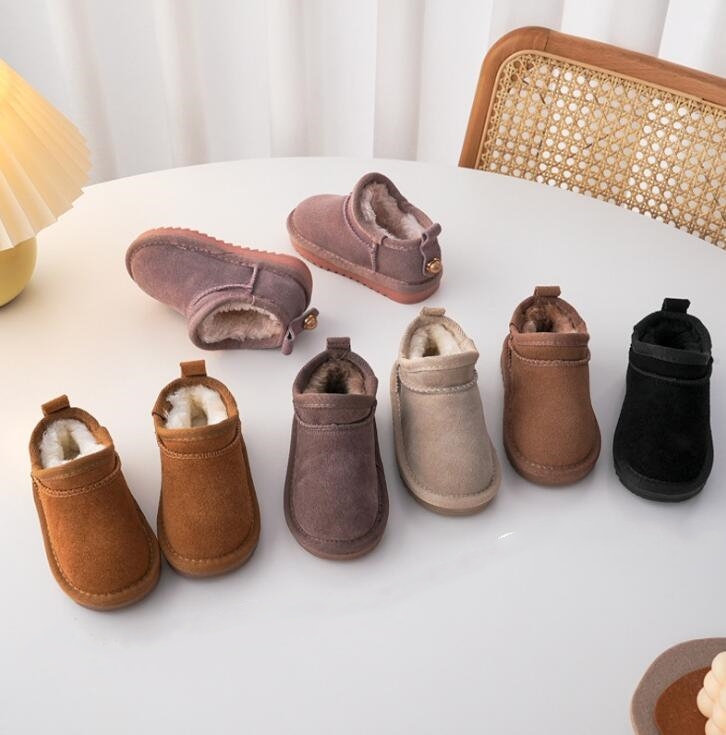 2023★秋冬新作★韓国風★シューズ★キッズ靴★スノーブーツ★21-37