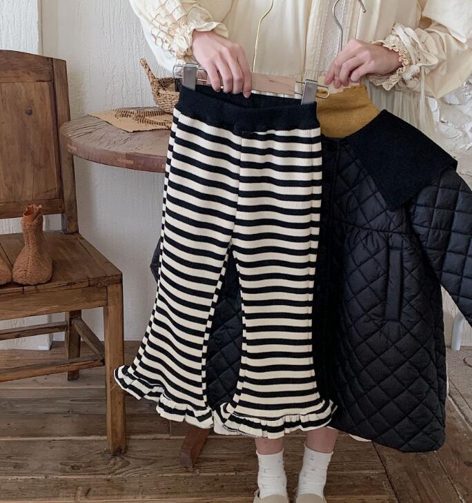 2023★秋冬新作★韓国風子供服★ズボン★裏起毛★90-140CM