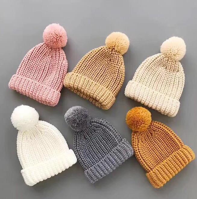 子供用★帽子★キッズ★男女兼用★暖かい★防寒★ニット帽子★可愛い★6色