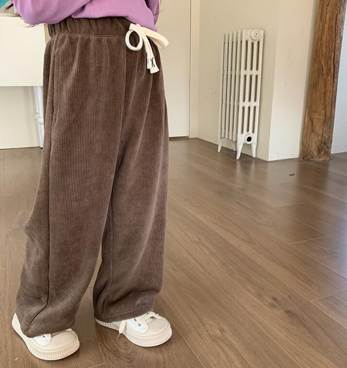 2024新品★子供服 　裏起毛付き　ズボン★90-140cm★4色