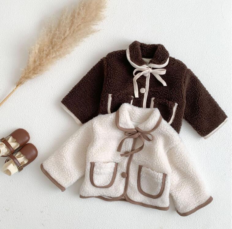 2023★秋冬新作★韓国風ベビー服★コート★アウター★裏起毛★2色66-100CM
