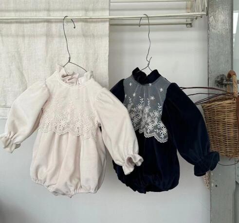 子供服★連体服★ロンパース★長袖★韓国風子供服★ベビー★2色★66-90CM