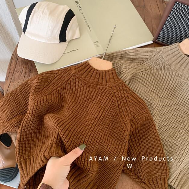 子供服★トップス★トップス★ニット★韓国風子供服★キッズ★男女兼用★2色★90-140CM