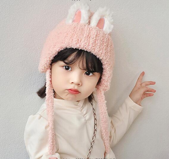 子供用★帽子★キッズ★暖かい★防寒★耳カバー★可愛い★2色