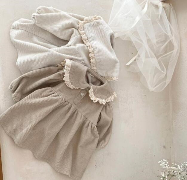 子供服★ワンピース★長袖★韓国風子供服★キッズ女の子★2色★73-100CM