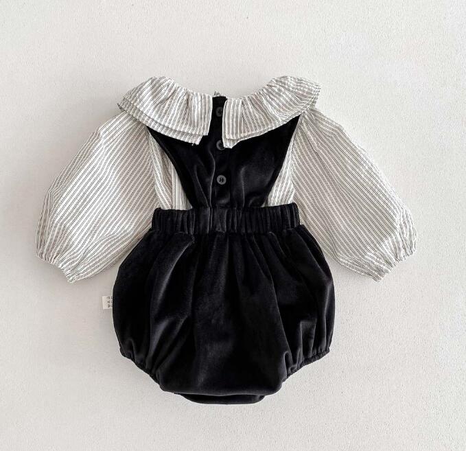 2024新品★ベビー服★トップス&サロペット★66-90cm★2色