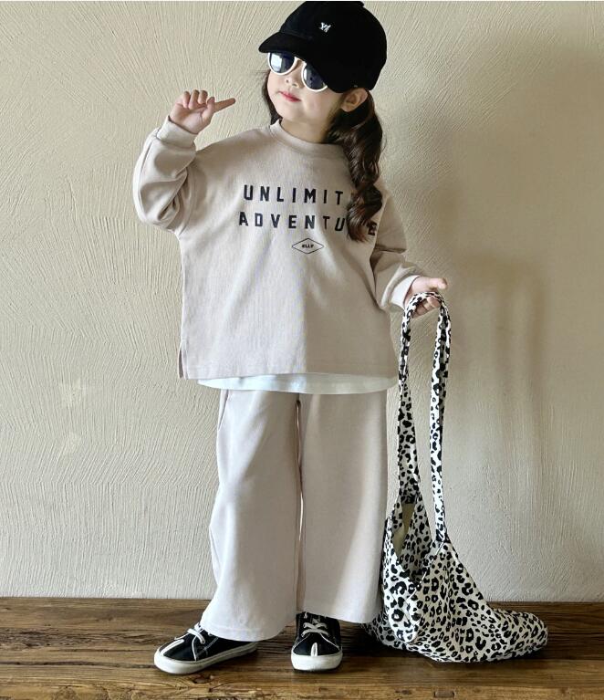 2024年新品★子供服 　トップス+ズボン　セットアップ★90-140cm★