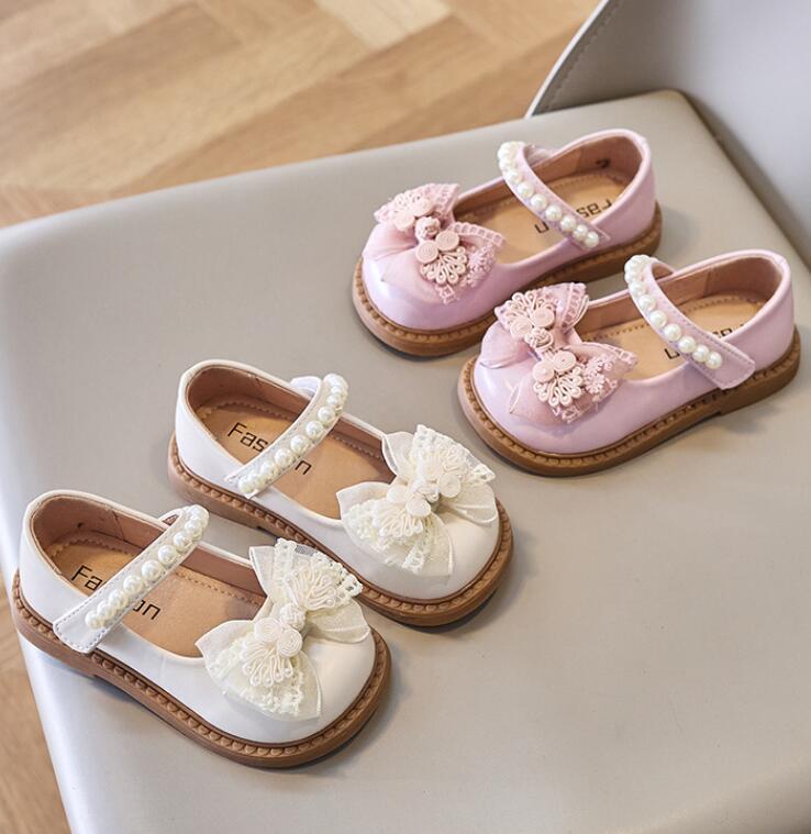 「2024」靴★子供靴★キッズ靴★キッズ女の子★シューズ★蝶結び★2色★23-33#