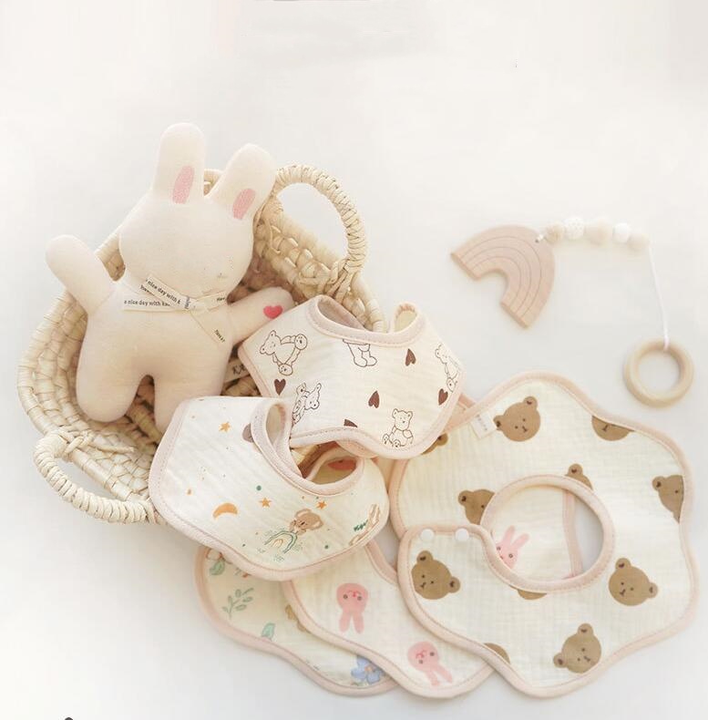 2024★ベビー用★食事用エプロン★食事用ビブ★涎掛け★12色