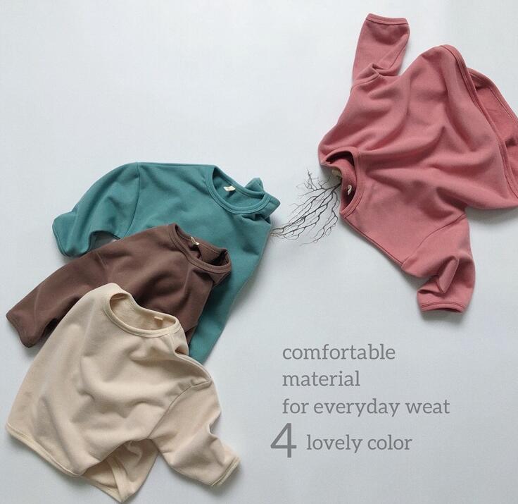 2024新品★子供服　長袖トップス★80-130cm★4色
