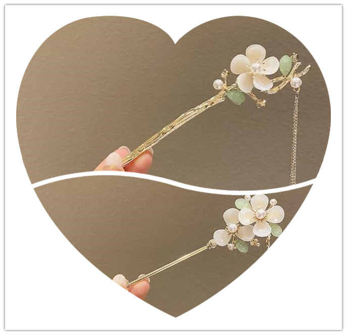 新作★かんざし★簪★古風　花造形★まとめ髪用★髪飾り★ヘアアクセサリー★