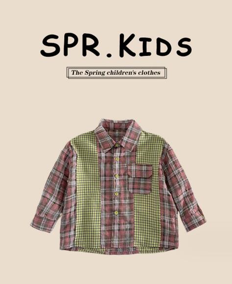 「2024」子供服★トップス★ワイシャツ★長袖★韓国風子供服★キッズ★90-140CM