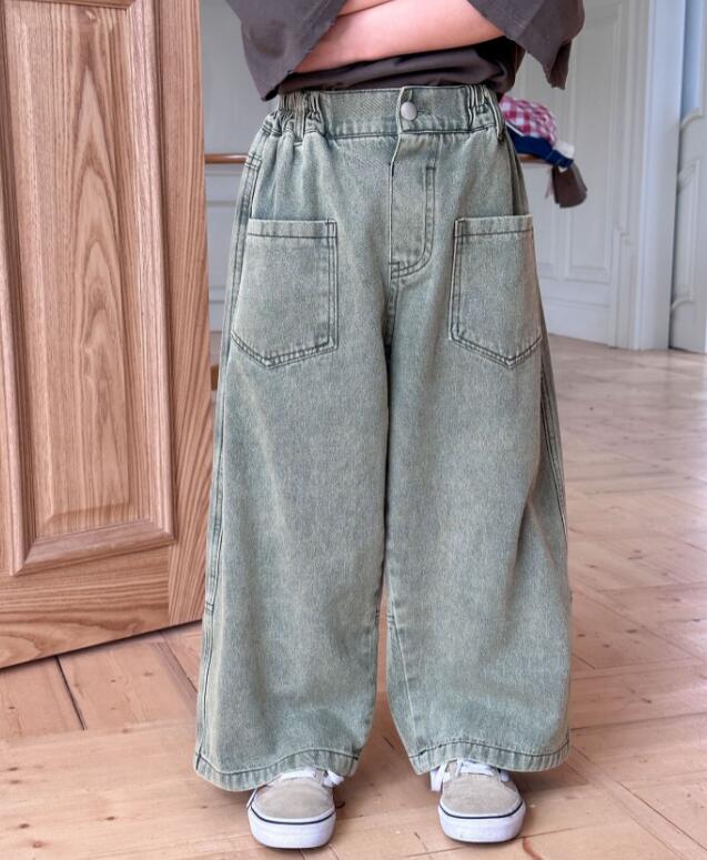 2024年★子供服　デニムズボン★90-140cm★