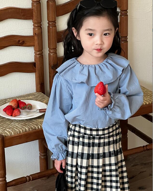 2024★春秋新作★韓国風子供服★シャツ★2色80-150CM