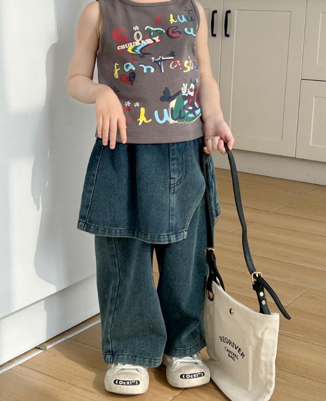 2024年新品★子供服 　デニムズボン★100-140cm★